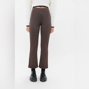 Urban outfitters flare plaid pants